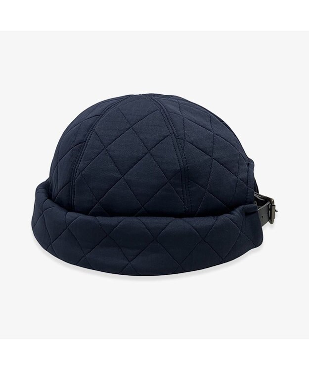 林八百吉商店 un chapeau  キルティングフィッシャーマンキャップ ネイビー