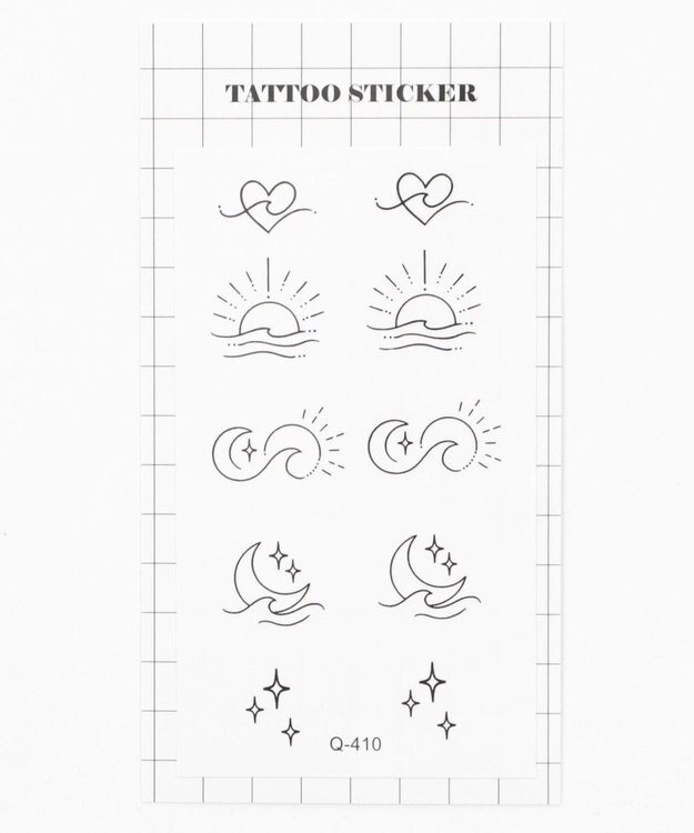 WEGO セットタトゥーシールB 柄4