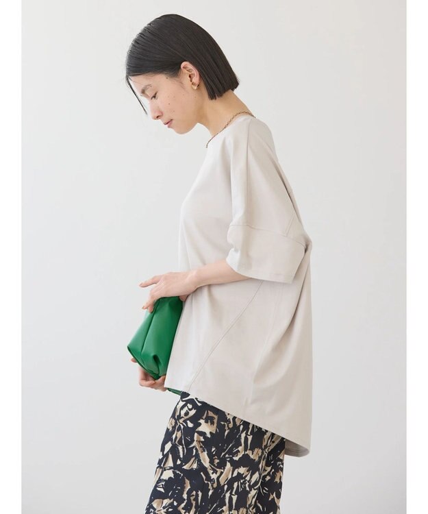 AMERICAN HOLIC ＵＶカット＋接触冷感　コクーンカットプルオーバー Gray Beige