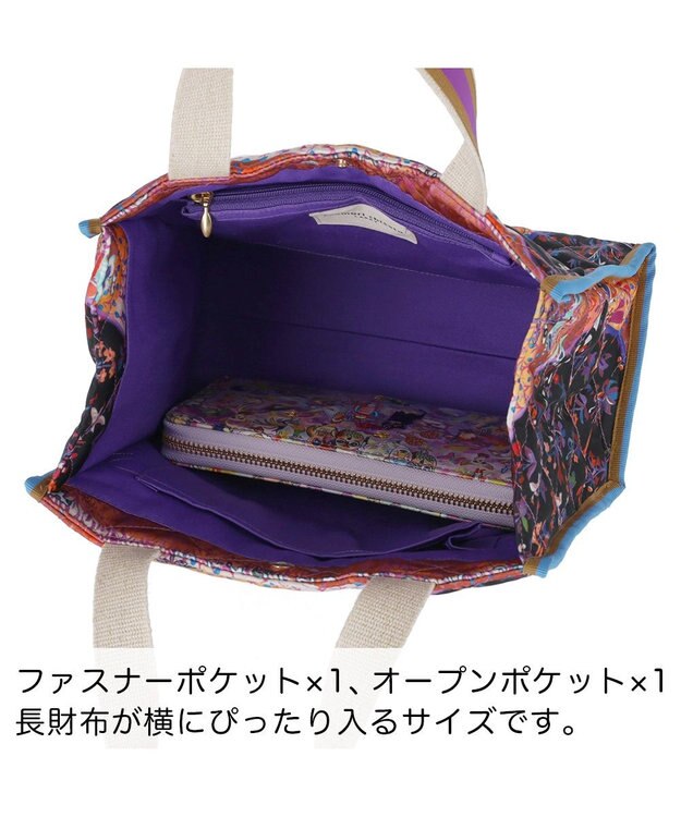 tsumori chisato CARRY ガーデンゴルフクラブキルト ハンドバッグ 手提げ パープル