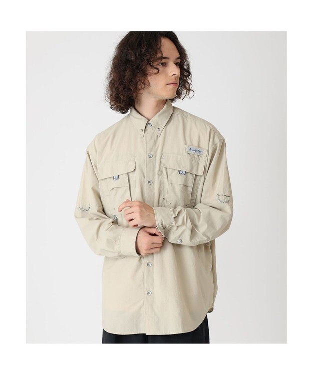 Columbia Columbia/ バハマII ロングスリーブシャツ /コロンビア Fossil