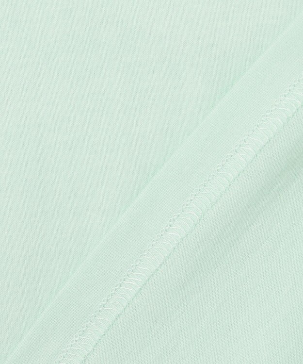 ANY KIDS 【綿100%】ドロップショルダー アニマルプリントTシャツ ミント×イヌ