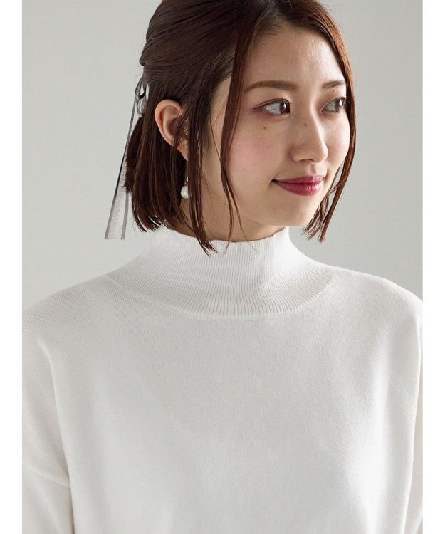 Te chichi バックビジューニット オフホワイト