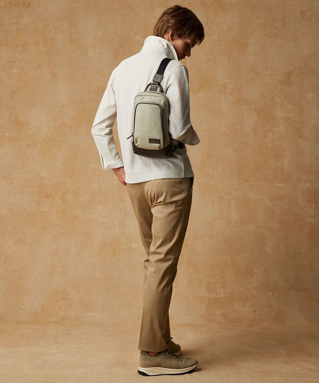 JOSEPH ABBOUD 【キングサイズ・25SS・オーガニックコットン使用】ダディ ポロシャツ アイボリー系