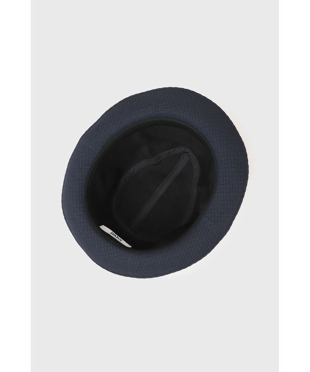 DAKS パッカブルシアサッカー マニッシュハット ネイビー