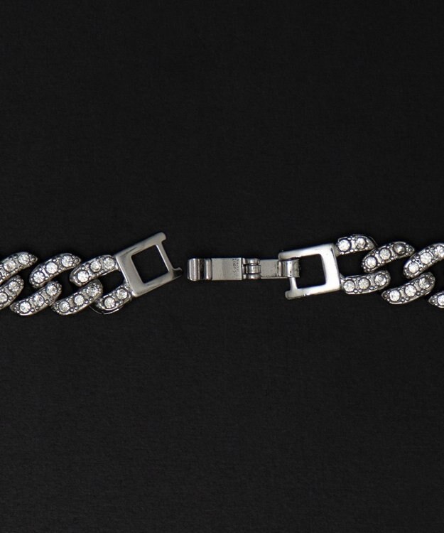 WEGO Mモチーフラインストーンネックレス 柄4