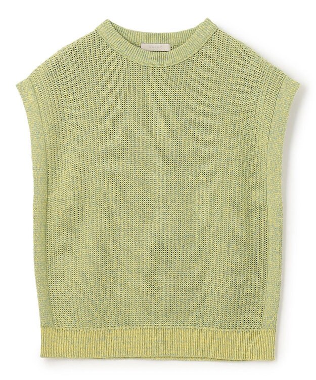 UNFILO MENS メッシュ ニットベスト [24年春夏商品] イエロー