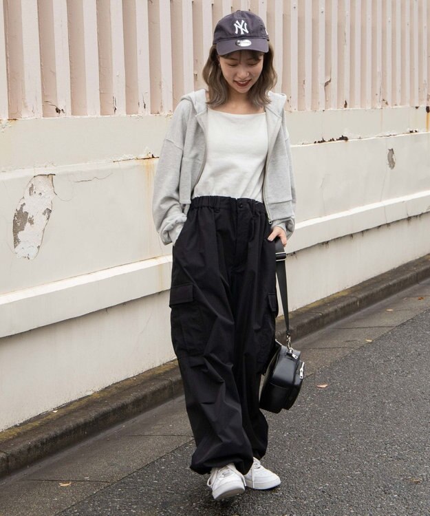 WEGO リップストップ　カーゴパンツ ブラック