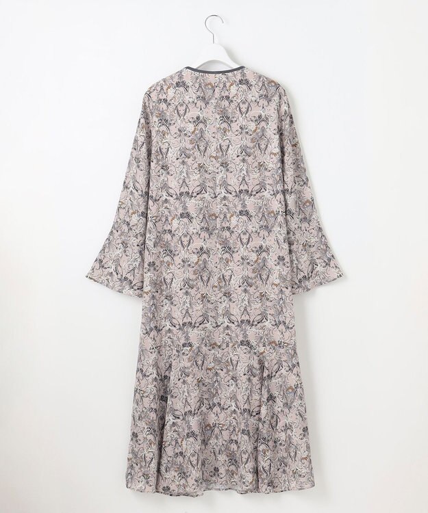 大きいサイズ46＊自由区 秋冬 バロックオリジナル ワンピース＊２３区ICB組曲 洗える】バロックプリント ワンピース / 自由区 S