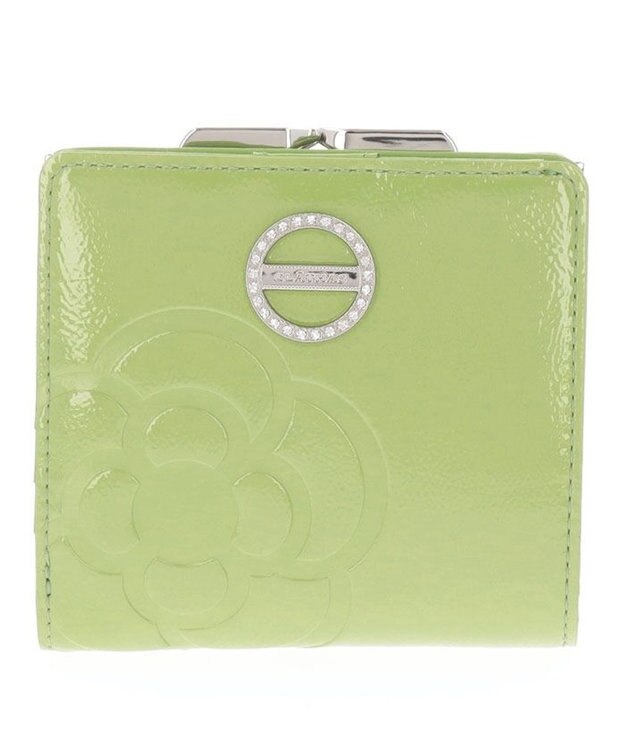 CLATHAS ルエナ 口金二つ折り財布 ライトグリーン