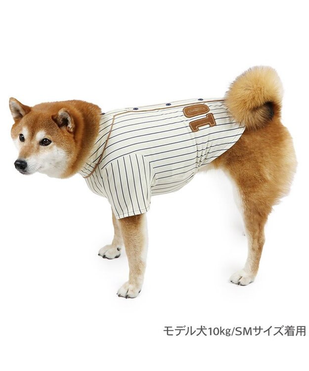 PET PARADISE ペットパラダイス 野球 Tシャツ 中型犬 ホワイト
