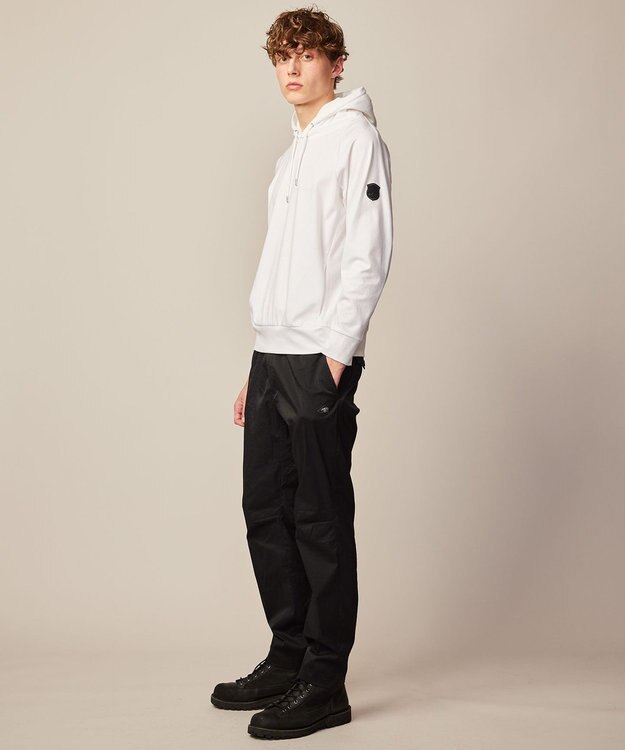 JOSEPH ABBOUD MOUNTAIN 【CREA掲載・接触冷感性/速乾性/放湿性/男女兼用】ICE PACKリバー天竺パーカー ホワイト系