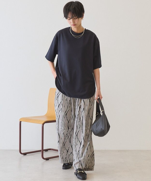 AMERICAN HOLIC 【予約】【接触冷感】ジョーゼットプルオーバー【WEB限定カラー有り】 Black