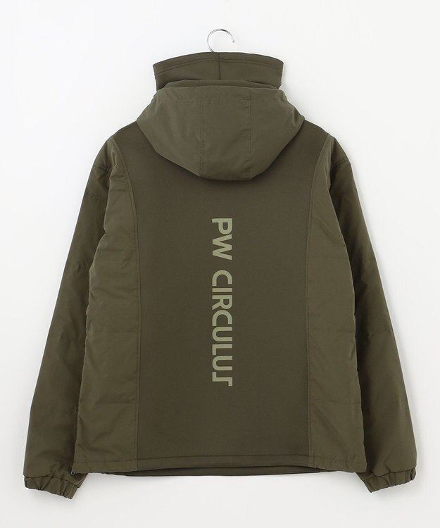 PW CIRCULUS 【MEN】中綿コンビデタッチャブルフーディ カーキ系