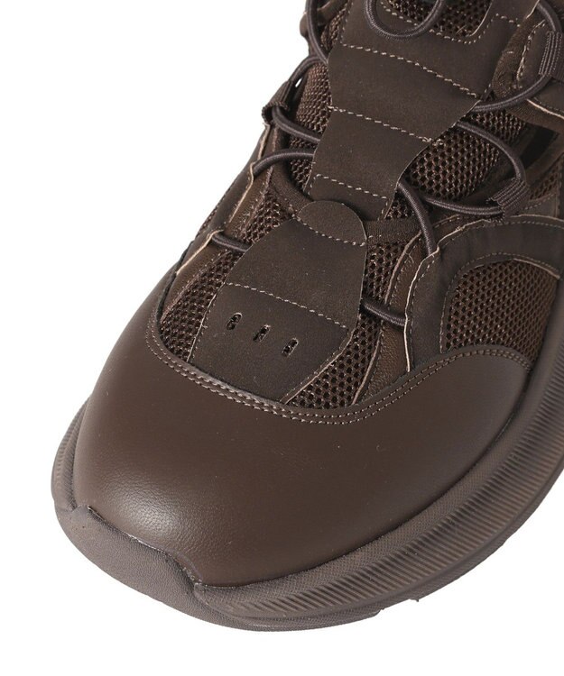 Green Parks ドローコードスニーカー Brown