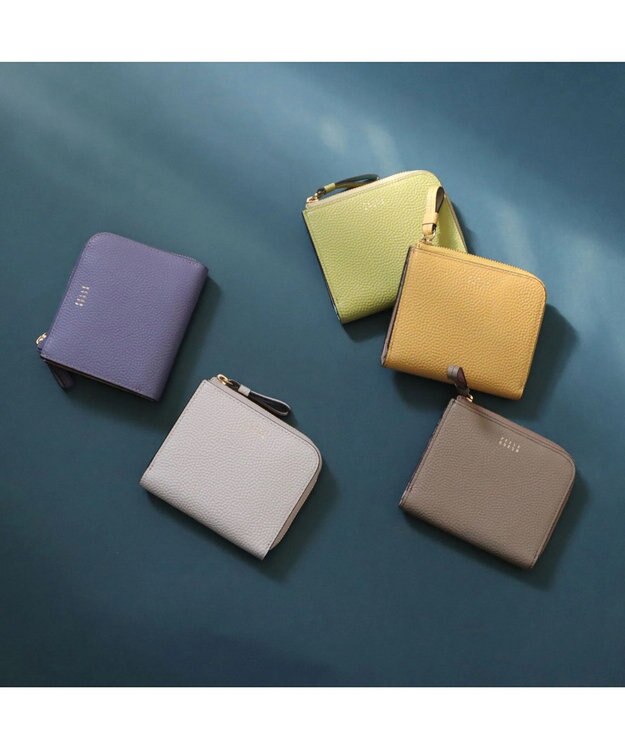 PELLE BORSA L字ファスナーミニ財布 Fine Goods フィーネグッズ 5444 トープ