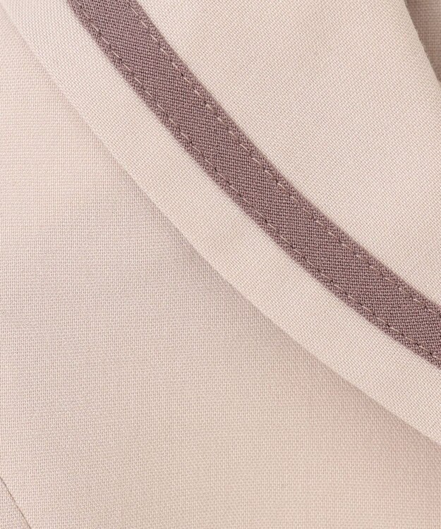 ANY KIDS ジャケット付き チェック ワンピース ピンクベージュ