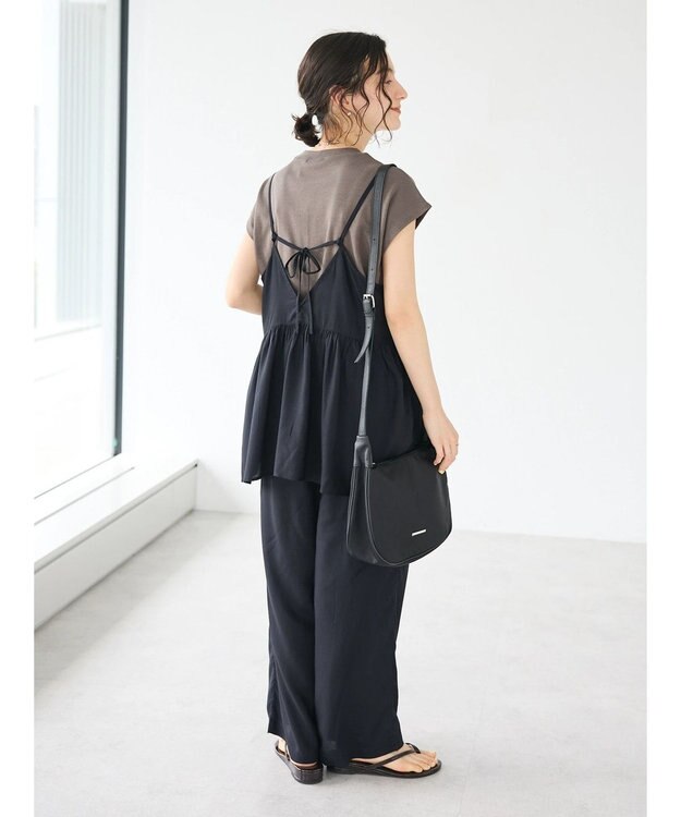 CRAFT STANDARD BOUTIQUE レーヨンキャミチュニック Black