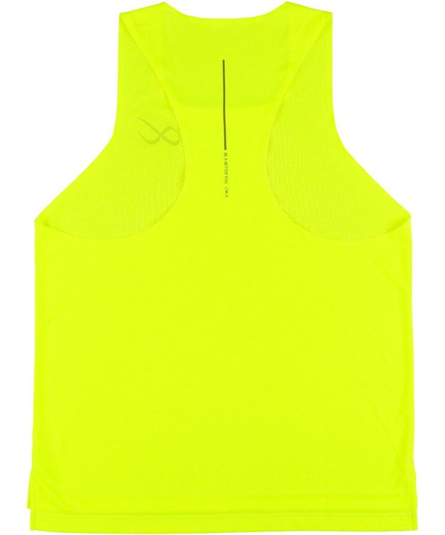 CW-X 【MEN】 CW-X トップス 【薄軽ランニングシャツ】 ノースリーブ タンクトップ スクエアネック 吸汗速乾性(本体) メンズ DLO180 /ワコール イエロー