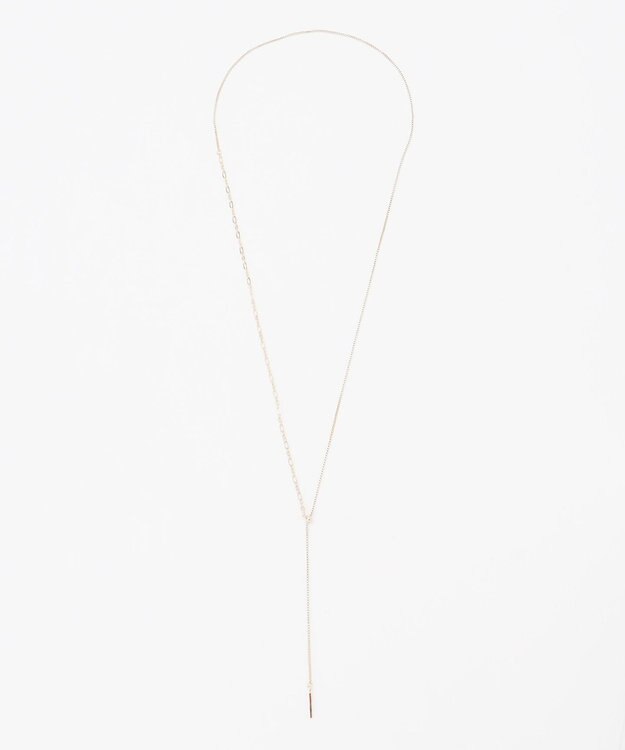 ANY アシメスライダーネックレス ゴールド系