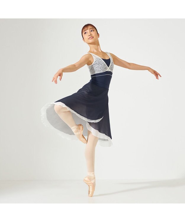 Chacott 【AKANE TAKADA】リハーサルスカート ネイビー