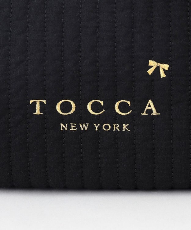 TOCCA 【WEB＆一部店舗限定】【A4サイズ対応】LUCKY SHOWER TOTE トートバッグ ブラック×リボン