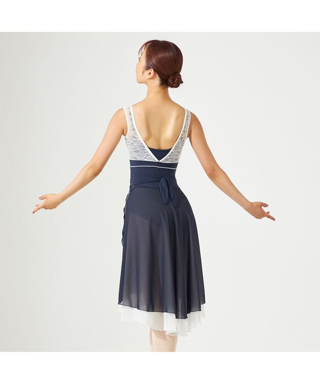 Chacott 【AKANE TAKADA】リハーサルスカート ネイビー