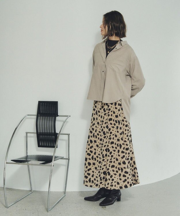 YECCA VECCA ピーチ起毛シャツ Mint Green