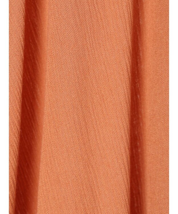 earth music&ecology レーヨンビッグシャツチュニック Orange