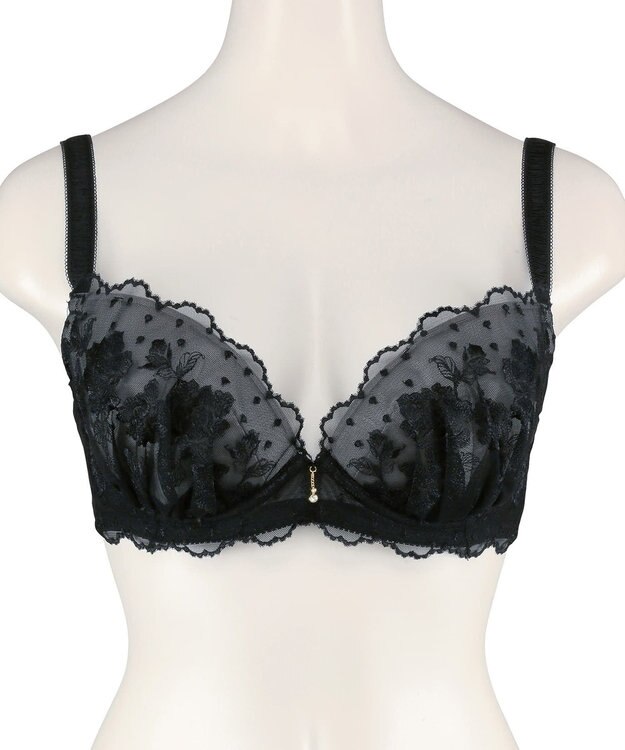 San-ai Resort（三愛水着楽園） エレガントコレクション 【2412】 単品ブラEFGカップ ブラック