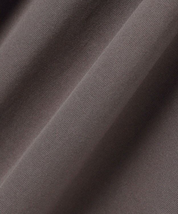 BEIGE， 【洗える】GLANTHUS / コットンカーブラインロングフレアワンピース Slate