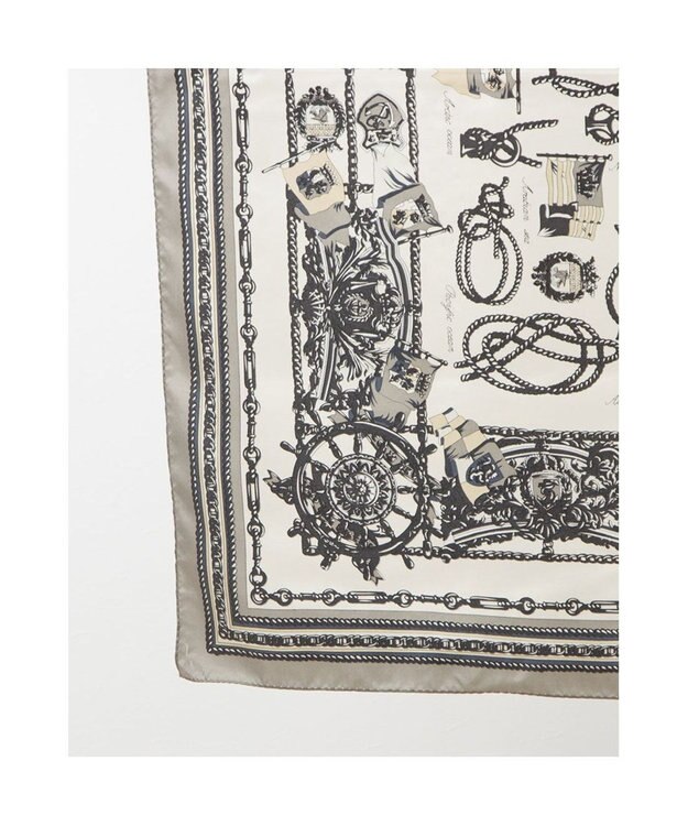 UNBILLION カカトゥ kakatoo / ロープアンカーシルクスカーフ GY