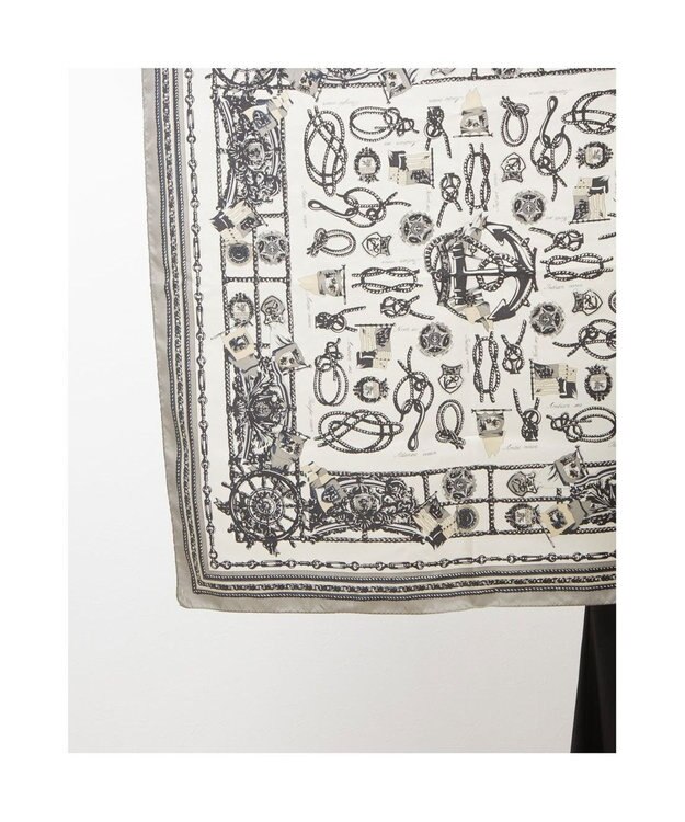 UNBILLION カカトゥ kakatoo / ロープアンカーシルクスカーフ GY