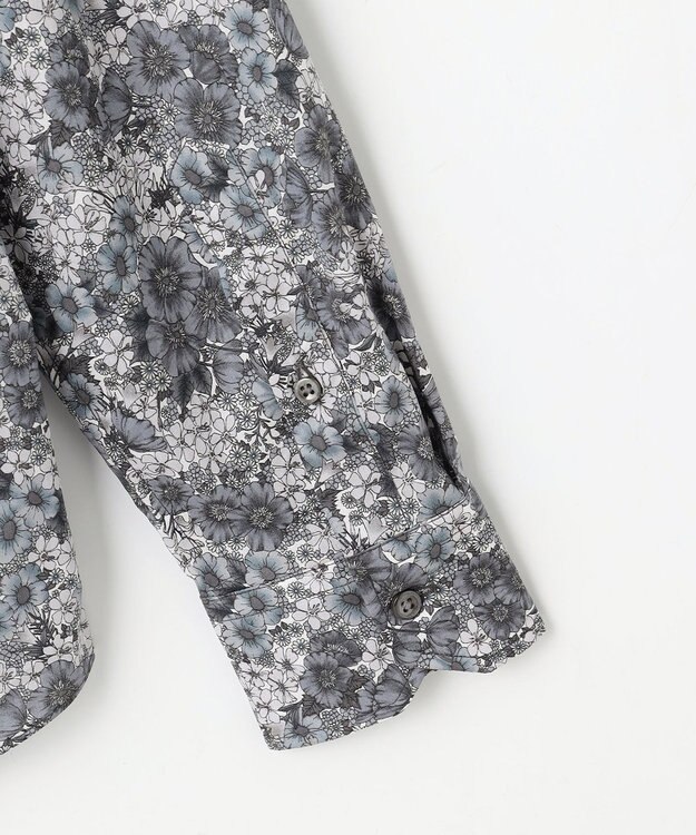 JOSEPH ABBOUD 【リバティ】ブラックレーベル リバティプリントシャツ グレー系5