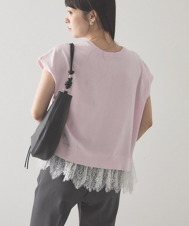 AMERICAN HOLIC 【前後2WAY】裾レースベスト Pink