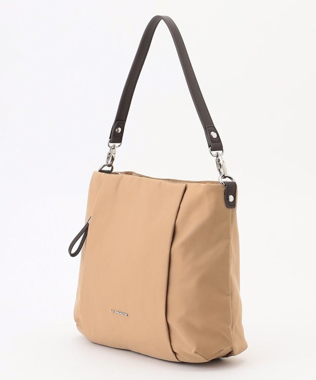 LA BAGAGERIE 多収納ナイロン2WAYショルダー ベージュ