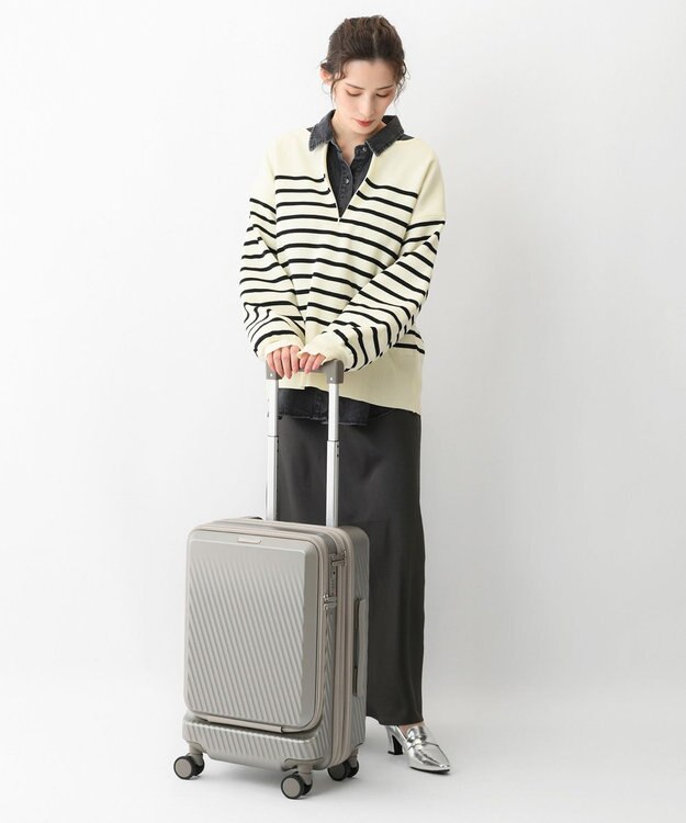 ACE BAGS & LUGGAGE 【雑誌掲載】 W&.Day/Night ピーロ スーツケース 機内持ち込みサイズ 32L 05421 ダブルアンドデイナイト シャンパンゴールド