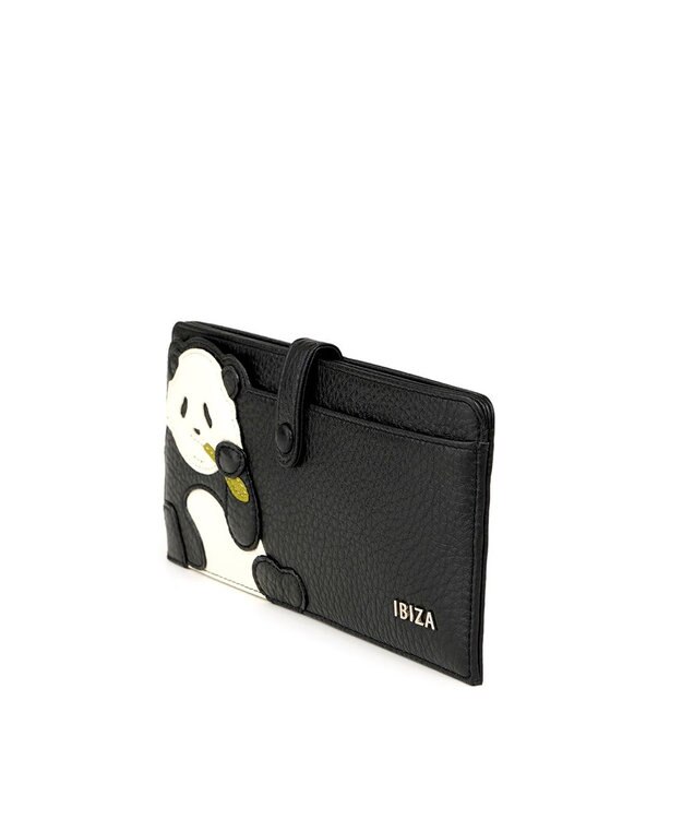 IBIZA アニマーダ　牛革　マルチケース（パンダ） 黒