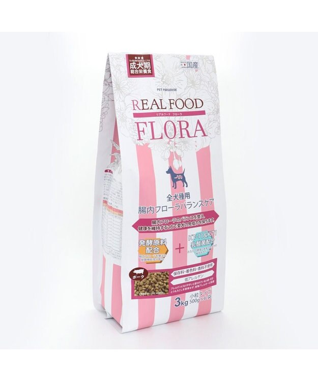 PET PARADISE ペットパラダイス  国産 ドッグフード フローラ3kg -