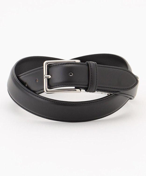 J.PRESS MEN 【定番】スムースレザーベルト ブラック系