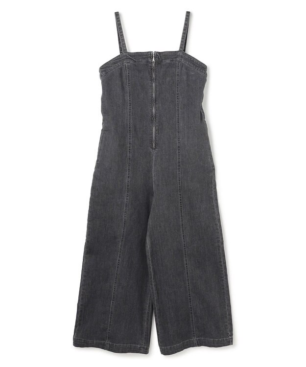 UNFILO L UNFILO DENIM オールインワン グレー