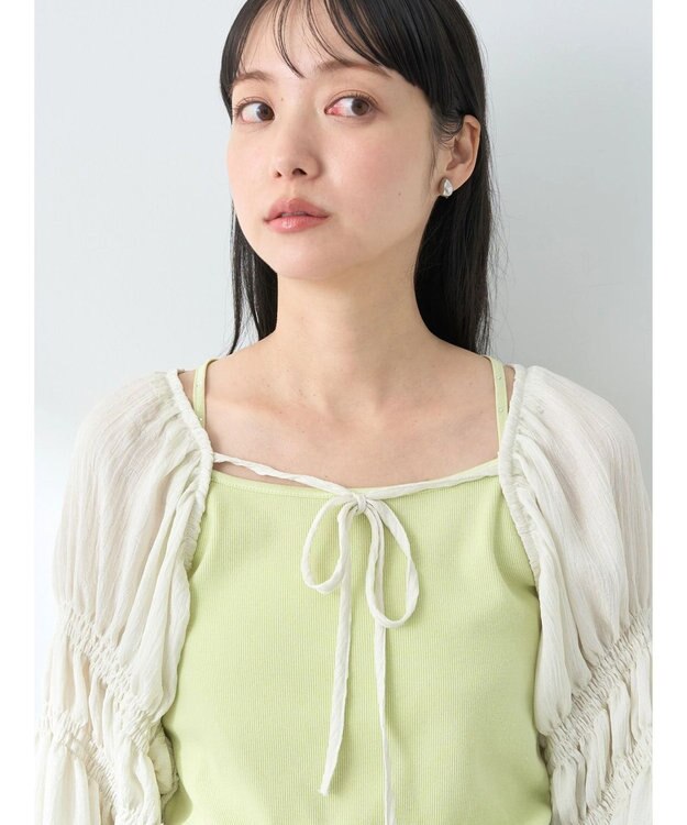 earth music&ecology シアーボレロ Off White