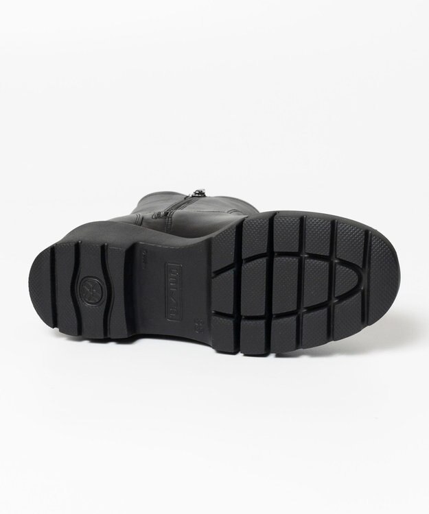 BONTRE 【UNISA/ウニサ】タンクソールショートブーツ ブラック