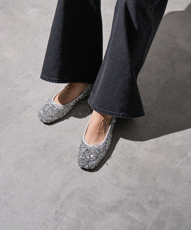 AMERICAN HOLIC グリッターパンプス Silver