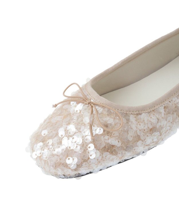 AMERICAN HOLIC グリッターパンプス Beige