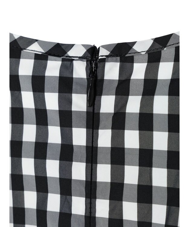 Green Parks コルセット風ミニワンピースⅡ Gingham Check