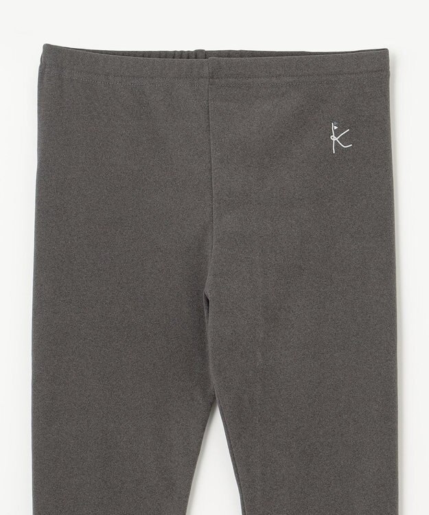 組曲 KIDS 【150-160㎝】あったか レギンス グレー系