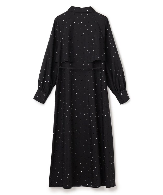 UNFILO L フライヨーク ワンピース ブラックドット