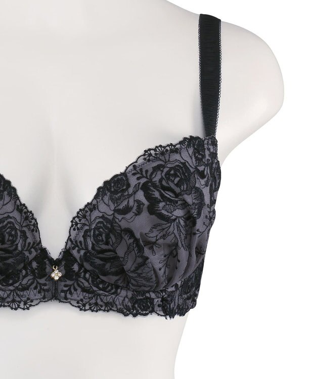 San-ai Resort（三愛水着楽園） 【エレガントコレクション2402】単品ブラEFGカップ 【northerly】 ブラック