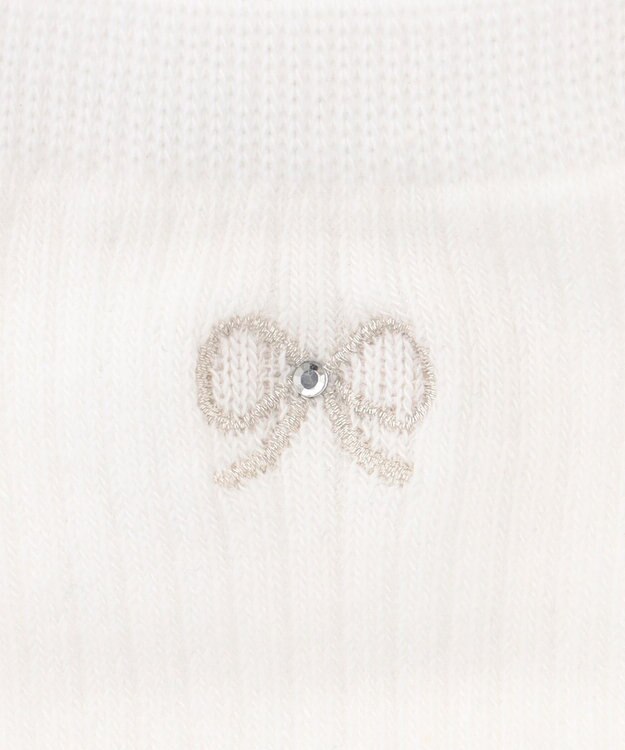 ANY KIDS ワンポイントハイソックス オフホワイト